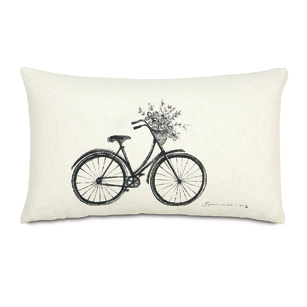 HAND-PAINTED BICYCLE WITH BASKET
