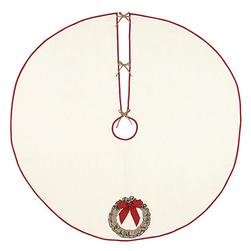 Seasonal Wreath Tree Skirt