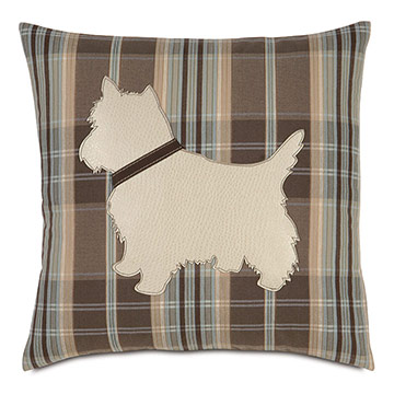 Yorkie Does Plaid