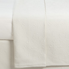 JACQUELINE WHITE COVERLET