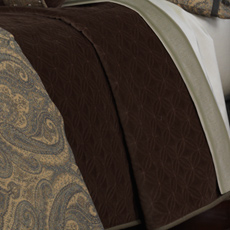 STOWE CHESTNUT COVERLET