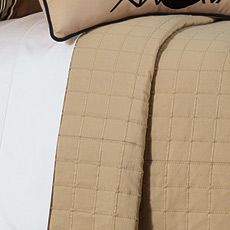 QUARTERBACK KHAKI COVERLET