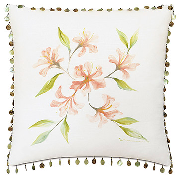 Hand-painted lavinia motif