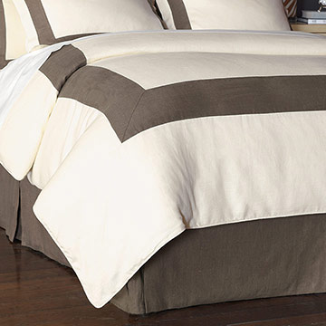BREEZE PEARL/CLAY DUVET COVER