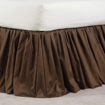 SERICO BROWN SKIRT  RUFFLED