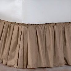 SERICO TAUPE SKIRT  RUFFLED