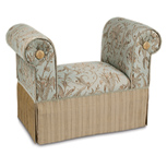HEPBURN ROLL ARM BENCH