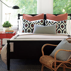Vita - eclectic, boho, bohemian, exotic, tribal, global, ikat, tie-dye, orange, earth, earthy, fun, funky, indian, middle-eastern, pattern, motif, diamond, medallion, green, olive, bedding, bedset, bedding collection, bedding ensemble, duvet cover, duvet, comforter, euro sham, boxed, boxed euro sham, boxed pillow, king sham, standard sham, sham, pillow, boudoir, textured, texture, welt, made in usa, made in america, usa-made, america-made, american, purple, botanical, flower, floral, leaf, tessellated, tile, tilework, tessellation, linen, trim, border, stripe, curtain, curtains, draperies, drapery, window treatment, linen curtains, solid curtain, solid linen curtain, bed scarf, 100% cotton, luxury, luxurious, high end, high quality, young, urban, expensive, good quality