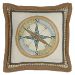 HAND-PAINTED COMPASS