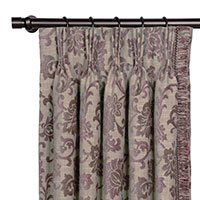 MICA GUNMETAL CURTAIN PANEL LEFT