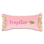 EMBROIDERED PREPSTER VELVET PINK