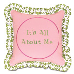EMBROIDERED IT'S ALL ABOUT ME VELVE