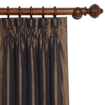 FREDA CHOCOLATE CURTAIN PANEL