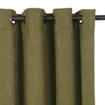 HABERDASH PESTO CURTAIN PANEL