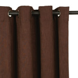 HABERDASH CHESTNUT CURTAIN PANEL