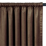 LUCERNE MOCHA CURTAIN PANEL
