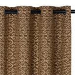 MONDRIAN EARTH CURTAIN PANEL