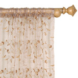 ALEXIA HONEY CURTAIN PANEL