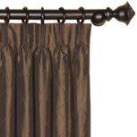 CHESTER CHOCOLATE CURTAIN PANEL