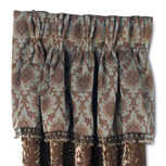 GLAMOUR MOCHA CURTAIN PANEL