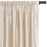 RAINIER IVORY CURTAIN PANEL