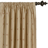 RAINIER GOLD CURTAIN PANEL