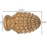 GEMELINA WHEAT CONE FINIAL