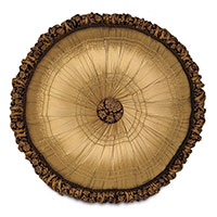RIO GOLD ROUND TUFTED