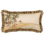 Hand-Painted Beach Scene