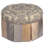 LANCASTER ROUND OTTOMAN