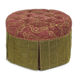 VAUGHAN ROUND OTTOMAN