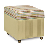 CARLIN STORAGE BOXED OTTOMAN