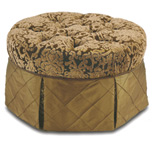 WHITAKER ROUND OTTOMAN