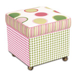 CHLOE STORAGE BOXED OTTOMAN