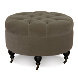 BACH WOLF ROUND OTTOMAN