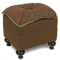AMELIE PILLOW TOP OTTOMAN