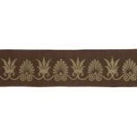 ANTHEMION BORDER BROWN/GOLD SMALL