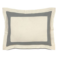 BREEZE PEARL/SLATE STANDARD SHAM