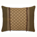 MAORI OLIVE INSERT STANDARD SHAM
