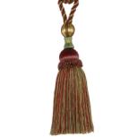CORTINA CLARET TASSEL TIEBACK