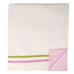PREPPY IVORY THROW