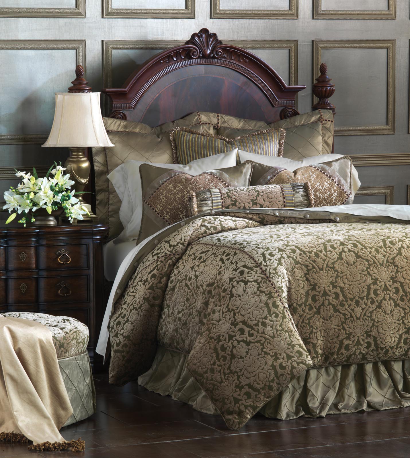 Luxury Bedding by Eastern Accents Whitaker Collection