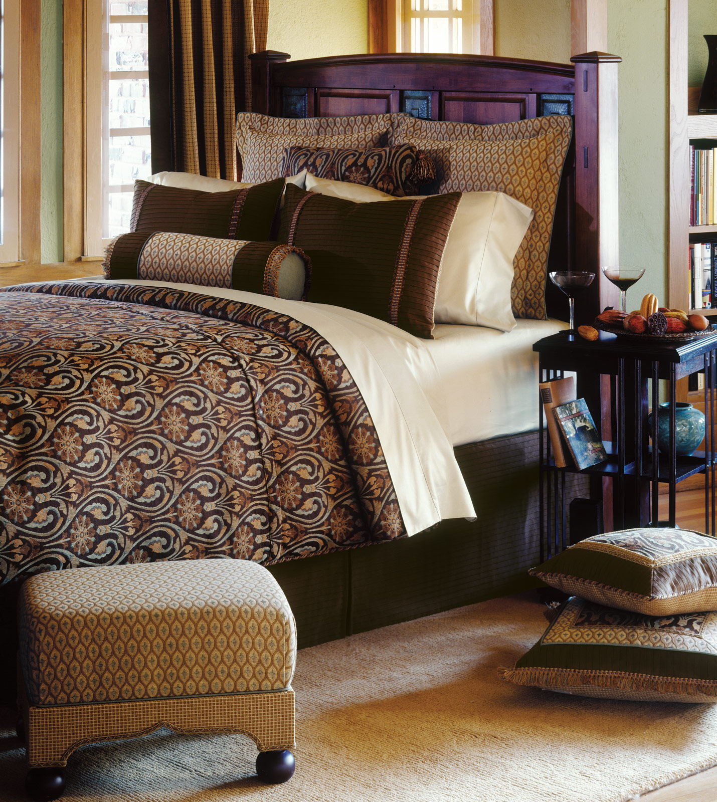 Luxury Bedding by Eastern Accents Kelmscott Collection