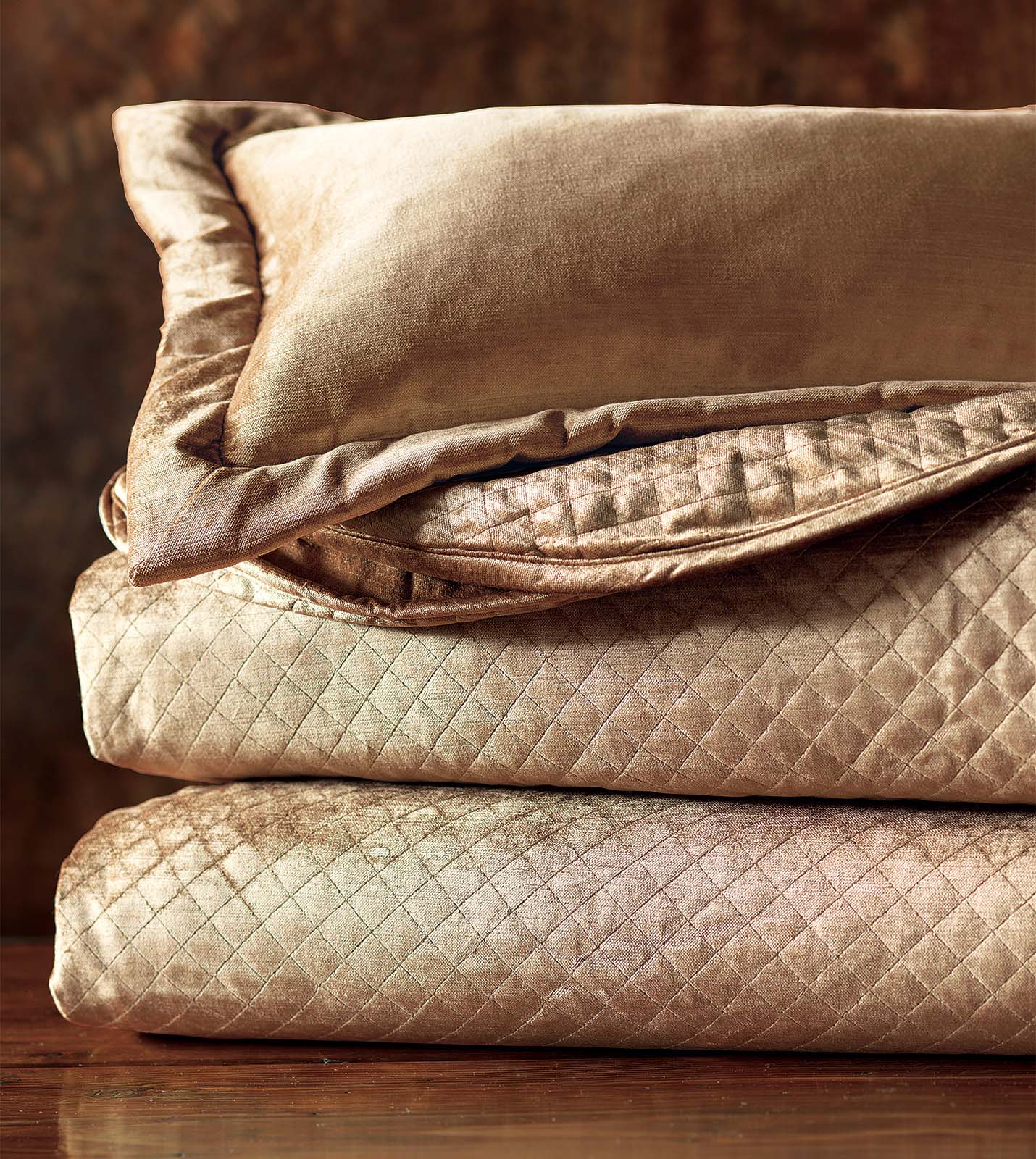 Luxury Bedding by Eastern Accents Lucerne Solid Velvet Collection