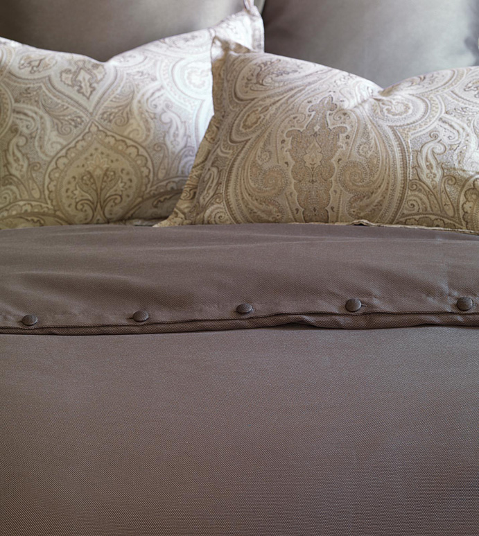 Luxury Bedding by Eastern Accents MARION SLATE DUVET COVER