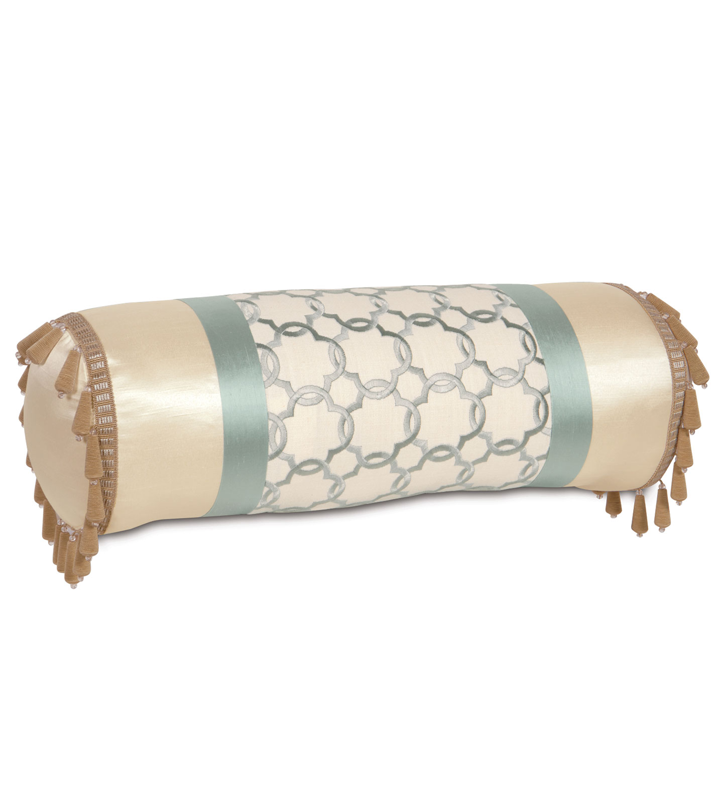 Luxury Bedding by Eastern Accents - VERLAINE OCEAN INSERT BOLSTER