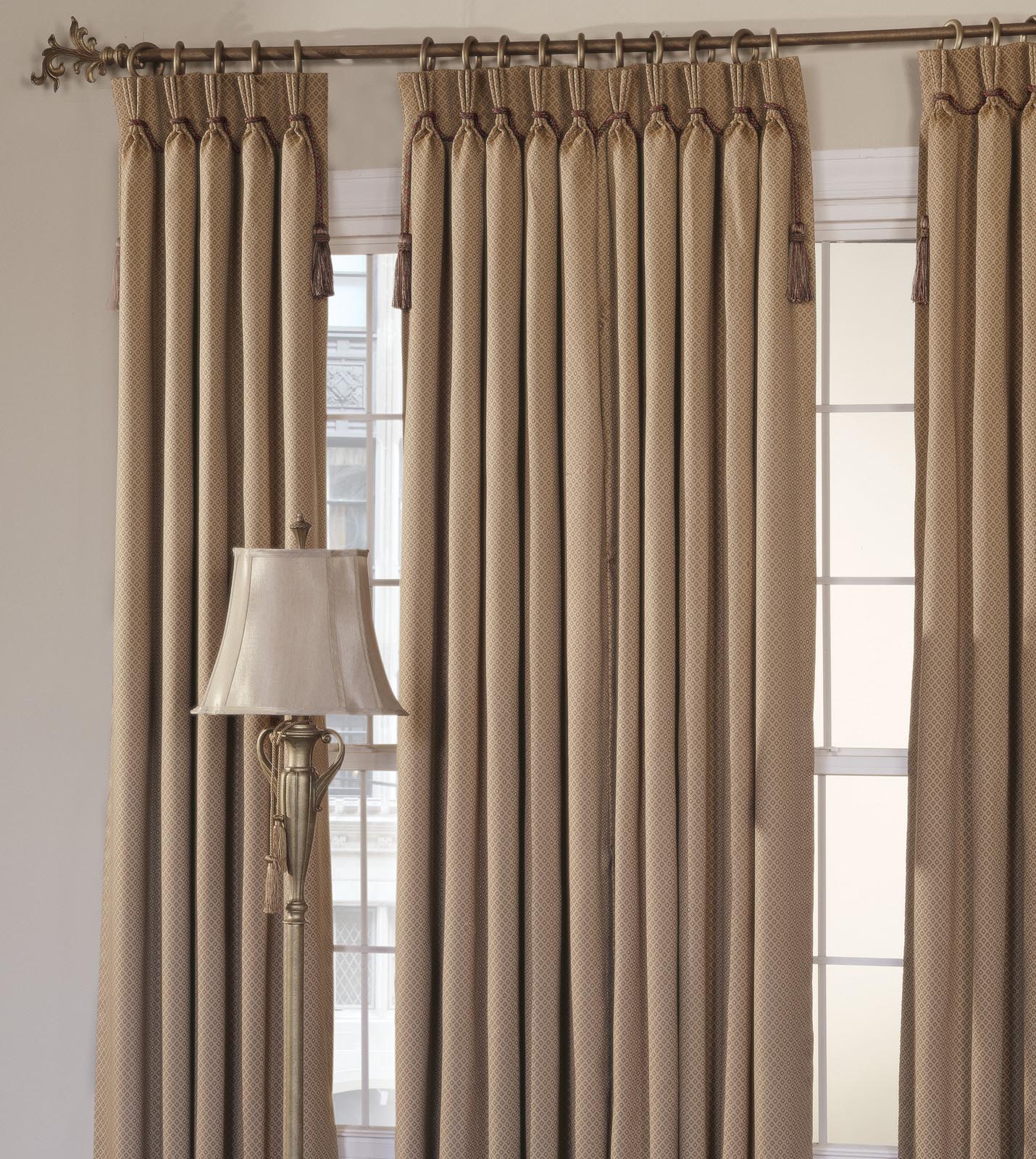 Luxury Bedding by Eastern Accents NIKITA COPPER CURTAIN PANEL