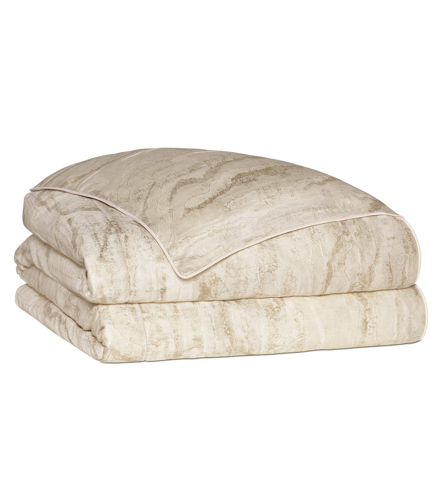 Luxury Bedding by Eastern Accents Halo Champagne Duvet Cover