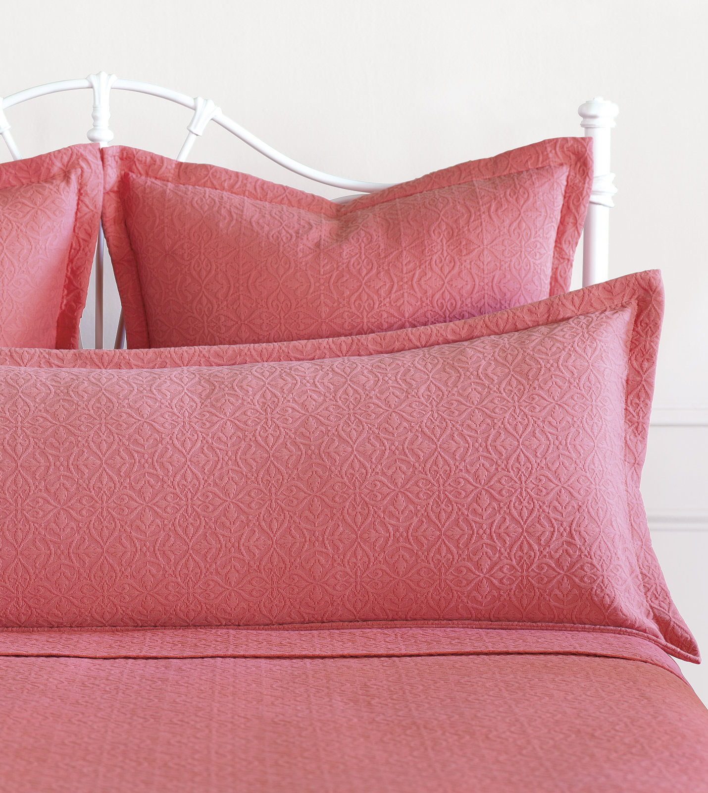 Luxury Bedding by Eastern Accents Mea Coral Euro Sham