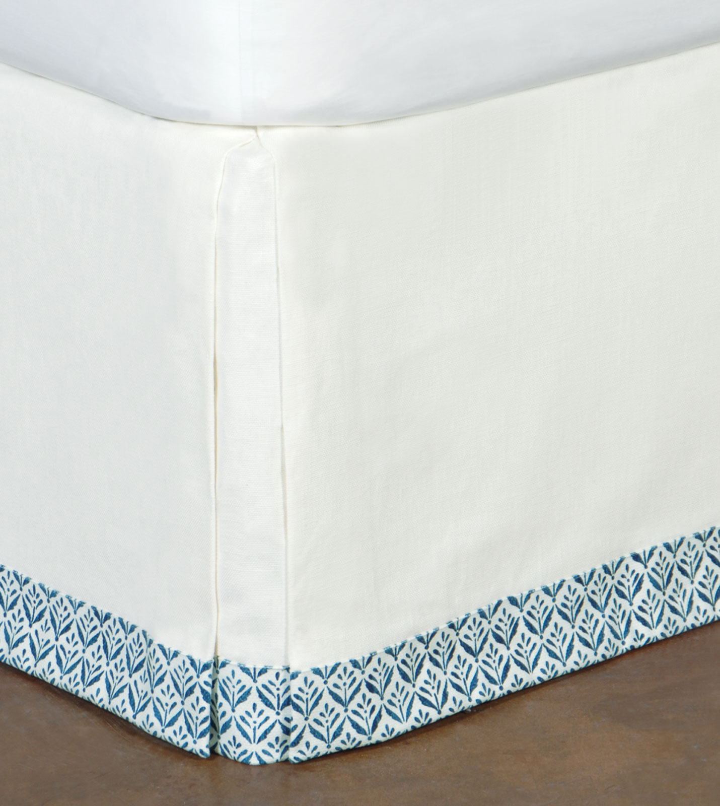 Luxury Bedding by Eastern Accents FILLY WHITE SKIRT